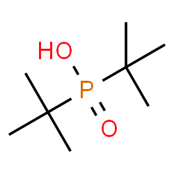 ChemSpider 2D Image | Bis(2-methyl-2-propanyl)phosphinic acid | C8H19O2P