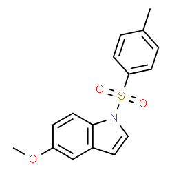 ChemSpider 2D Image | 5-methoxy-1-tosyl-1H-indole | C16H15NO3S