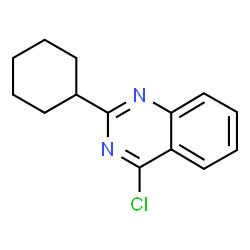 ChemSpider 2D Image | 4-Chloro-2-cyclohexylquinazoline | C14H15ClN2