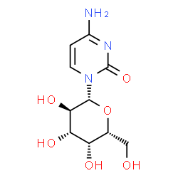 ChemSpider 2D Image | 4-Amino-1-(beta-D-galactopyranosyl)-2(1H)-pyrimidinone | C10H15N3O6