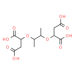 ChemSpider 2D Image | 2,2'-[2,3-Butanediylbis(oxy)]disuccinic acid | C12H18O10