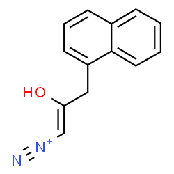 ChemSpider 2D Image | (1Z)-2-Hydroxy-3-(1-naphthyl)-1-propene-1-diazonium | C13H11N2O