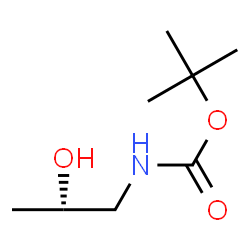 ChemSpider 2D Image | (S)-tert-butyl (2-hydroxypropyl)carbamate | C8H17NO3
