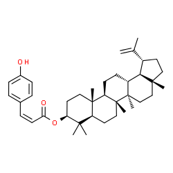 ChemSpider 2D Image | (3beta)-Lup-20(29)-en-3-yl (2Z)-3-(4-hydroxyphenyl)acrylate | C39H56O3