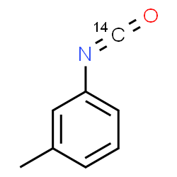 ChemSpider 2D Image | 1-(~14~C)Isocyanato-3-methylbenzene | C714CH7NO