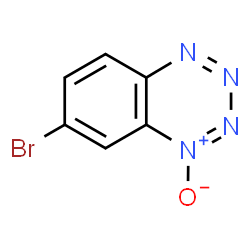 ChemSpider 2D Image | 7-Bromo-1,2,3,4-benzotetrazine 1-oxide | C6H3BrN4O