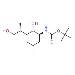 ChemSpider 2D Image | 2-Methyl-2-propanyl [(4S,5S,7R)-5,8-dihydroxy-2,7-dimethyl-4-octanyl]carbamate | C15H31NO4