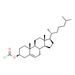 ChemSpider 2D Image | Cholesterol Chloroformate | C28H45ClO2