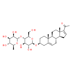 ChemSpider 2D Image | Spongipregnoloside B | C33H50O11