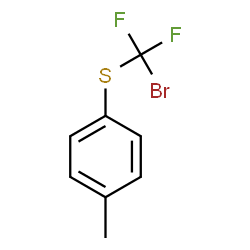 ChemSpider 2D Image | 1-{[Bromo(difluoro)methyl]sulfanyl}-4-methylbenzene | C8H7BrF2S