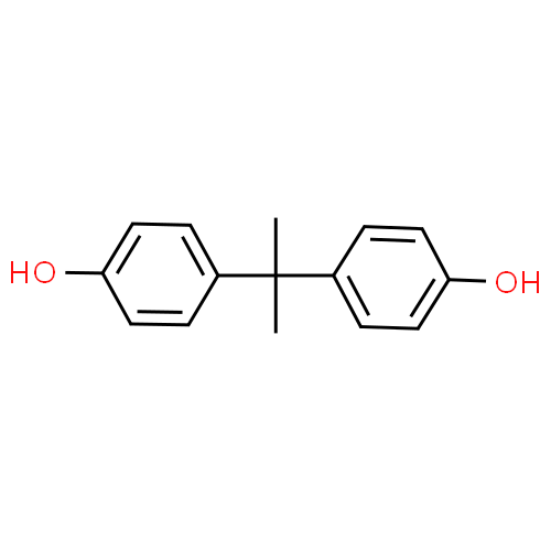 ChemSpider 2D Image | bisphenol a | C15H16O2