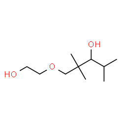 ChemSpider 2D Image | 1-(2-Hydroxyethoxy)-2,2,4-trimethyl-3-pentanol | C10H22O3