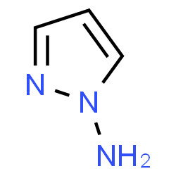 ChemSpider 2D Image | 1H-Pyrazol-1-amine | C3H5N3