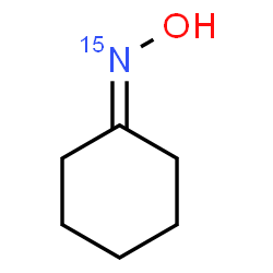 ChemSpider 2D Image | N-Hydroxycyclohexan(~15~N)imine | C6H1115NO