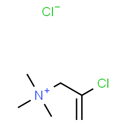 ChemSpider 2D Image | 2-Chloro-N,N,N-trimethyl-2-propen-1-aminium chloride | C6H13Cl2N