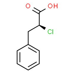 ChemSpider 2D Image | S-2-Chloro-3-phenylpropionic acid | C9H9ClO2