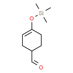 ChemSpider 2D Image | 4-TRIMETHYLSILANYLOXY-CYCLOHEX-3-ENE-CARBALDEHYDE | C10H18O2Si