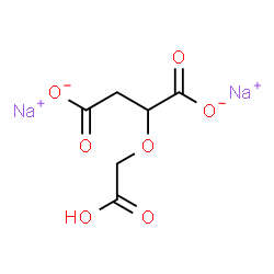ChemSpider 2D Image | Disodium 2-(carboxymethoxy)succinate | C6H6Na2O7