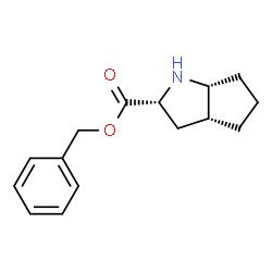 ChemSpider 2D Image | Benzyl (2R,3aR,6aR)-octahydrocyclopenta[b]pyrrole-2-carboxylate | C15H19NO2