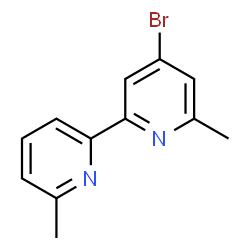 ChemSpider 2D Image | 4-Bromo-6,6'-dimethyl-2,2'-bipyridine | C12H11BrN2