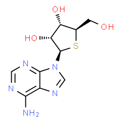 ChemSpider 2D Image | 4'-Thioadenosine | C10H13N5O3S