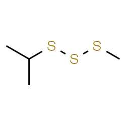 ChemSpider 2D Image | Isopropyl methyl trisulfide | C4H10S3