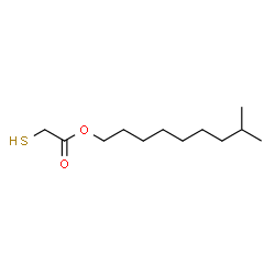 ChemSpider 2D Image | 8-Methylnonyl sulfanylacetate | C12H24O2S