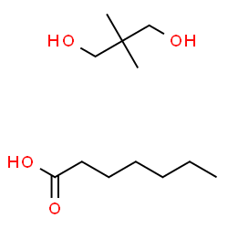 ChemSpider 2D Image | Heptanoic acid - 2,2-dimethyl-1,3-propanediol (1:1) | C12H26O4