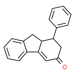 ChemSpider 2D Image | 1-Phenyl-1,2,9,9a-tetrahydro-3H-fluoren-3-one | C19H16O