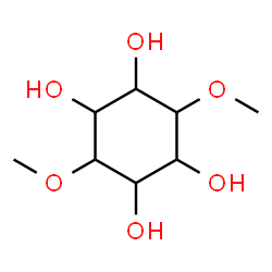 ChemSpider 2D Image | 3,6-Dimethoxy-1,2,4,5-cyclohexanetetrol | C8H16O6