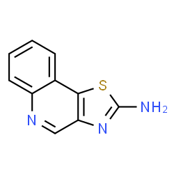 ChemSpider 2D Image | [1,3]Thiazolo[4,5-c]quinolin-2-amine | C10H7N3S