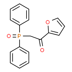 ChemSpider 2D Image | 2-(Diphenylphosphoryl)-1-(2-furyl)ethanone | C18H15O3P