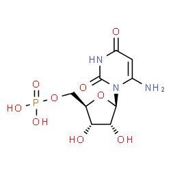 ChemSpider 2D Image | 6-Aminouridine 5'-Monophosphate | C9H14N3O9P