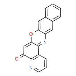 ChemSpider 2D Image | 5H-Benzo[i]pyrido[3,2-a]phenoxazin-5-one | C19H10N2O2