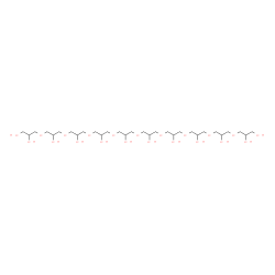 ChemSpider 2D Image | 4,8,12,16,20,24,28,32,36-Nonaoxanonatriacontane-1,2,6,10,14,18,22,26,30,34,38,39-dodecol | C30H62O21