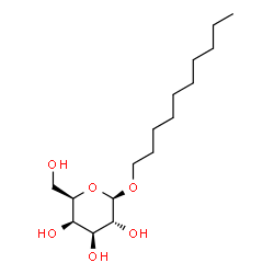 ChemSpider 2D Image | Decyl beta-D-galactopyranoside | C16H32O6