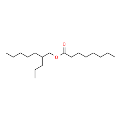 ChemSpider 2D Image | 2-Propylheptyl octanoate | C18H36O2