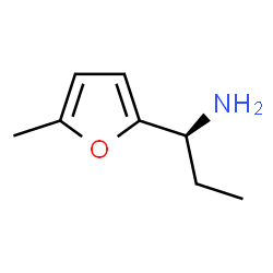 ChemSpider 2D Image | (1S)-1-(5-Methyl-2-furyl)-1-propanamine | C8H13NO