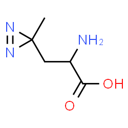 ChemSpider 2D Image | 3-(3-Methyl-3H-diaziren-3-yl)alanine | C5H9N3O2