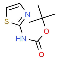 ChemSpider 2D Image | 2-(boc-amino)thiazole | C8H12N2O2S