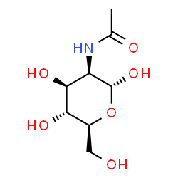ChemSpider 2D Image | 2-Acetamido-2-deoxy-alpha-L-mannopyranose | C8H15NO6