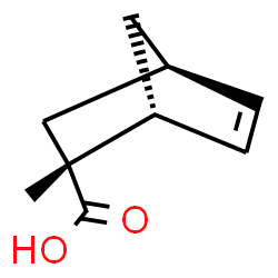 ChemSpider 2D Image | (1R,2R,4R)-2-Methylbicyclo[2.2.1]hept-5-ene-2-carboxylic acid | C9H12O2