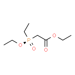 ChemSpider 2D Image | Ethyl [(R)-ethoxy(ethyl)phosphoryl]acetate | C8H17O4P