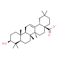 ChemSpider 2D Image | (3beta)-3-Hydroxyolean-12-en-28-oate | C30H47O3