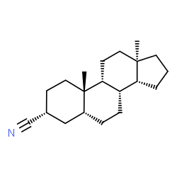 ChemSpider 2D Image | (3alpha,5beta,9beta,13alpha,14beta)-Androstane-3-carbonitrile | C20H31N