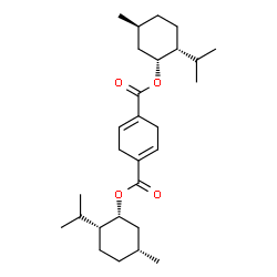 ChemSpider 2D Image | (1R,2R,5R)-2-Isopropyl-5-methylcyclohexyl (1R,2R,5S)-2-isopropyl-5-methylcyclohexyl 1,4-cyclohexadiene-1,4-dicarboxylate | C28H44O4