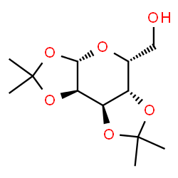 ChemSpider 2D Image | [(3aS,5R,5aS,8aR,8bR)-2,2,7,7-Tetramethyltetrahydro-3aH-bis[1,3]dioxolo[4,5-b:4',5'-d]pyran-5-yl]methanol | C12H20O6
