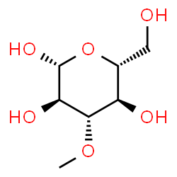 ChemSpider 2D Image | 3-O-Methyl-beta-D-glucopyranose | C7H14O6
