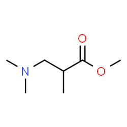 ChemSpider 2D Image | METHYL BETA-(DIMETHYLAMINO)ISOBUTYRATE | C7H15NO2