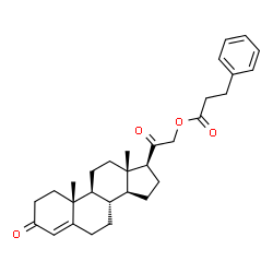 ChemSpider 2D Image | DESOXYCORTICOSTERONE PHENYLPROPIONATE | C30H38O4